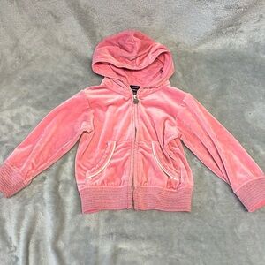 GAP - long sleeve hooded Velour Hoodie/sweater. Size 3
